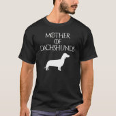 Mutter Dackel-des niedlichen Hundeampere-Welpen-T T-Shirt (Vorderseite)