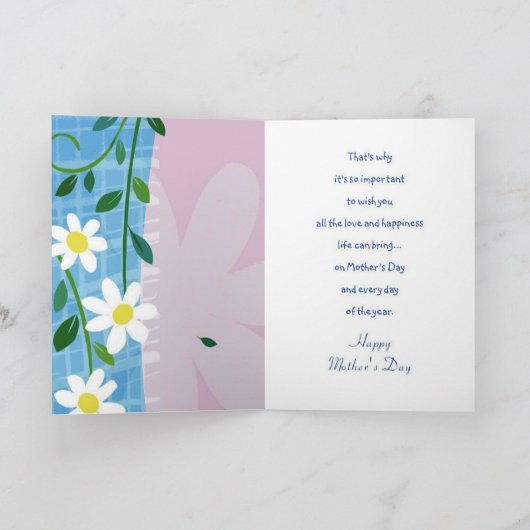 Mutter - das ganzes Beste auf Karte der Mutter (Innenseite)