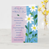 Mutter - das ganzes Beste auf Karte der Mutter (Gelbe Blume)