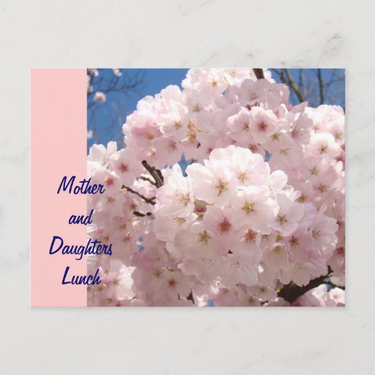 Mütter & Daughters Mittagessen! Einladung (Vorderseite)