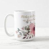 Mütter Daughters Sprichwort Pink Floral Kaffeetasse (Links)