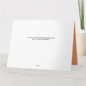 Mütter Day Brunch Lila und Orange Coneflower Karte (Rückseite)