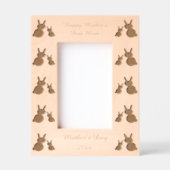 Mütter Day Bunnies Custom Geätzte Rahmen (Vorderseite)