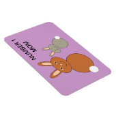 Mütter Day Bunnies Custom Number 1 Mama Magnet (Rechte Seite)