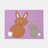 Mütter Day Bunnies Door Mat Fußmatte (Vorderseite)