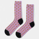 Mütter Day Bunnies Gemustert Socken (Linkes Detail)
