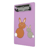 Mütter Day Bunnies Mini Clipboard Klemmbrett (Gewinkelt2)