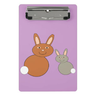 Mütter Day Bunnies Mini Clipboard Klemmbrett