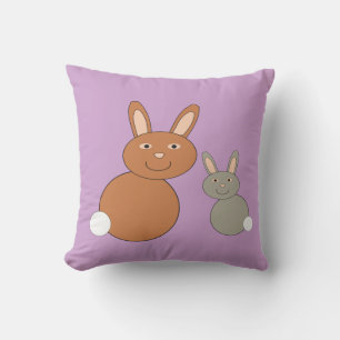Mütter Day Bunnies Outdoor Pillow Kissen