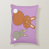 Mütter Day Bunnies Pillow Dekokissen (Rückseite(Vertikal))