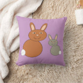 Mütter Day Bunnies Pillow Kissen (Decke)