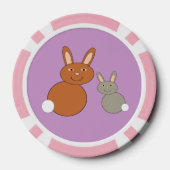 Mütter Day Bunnies Pokerchips (Rückseite)