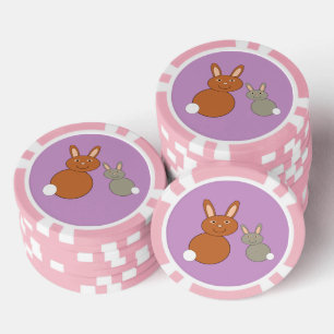 Mütter Day Bunnies Pokerchips