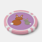 Mütter Day Bunnies Pokerchips (Einzeln)