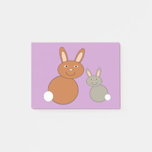 Mütter Day Bunnies Post es notiert Pad Post-it Klebezettel