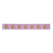 Mütter Day Bunnies Ribbon Satinband (Vorderseite)