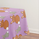 Mütter Day Bunnies Tablecloth Tischdecke (Beispiel)