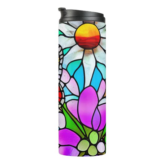 Mütter Day Butterfly Thermosbecher (Nach rechts gedreht)