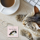 Mütter Day Calico Cat Schlüsselanhänger