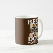 Mütter Day Funny bekümmert Niedliche grafische Hun Kaffeetasse (VorderseiteRechts)