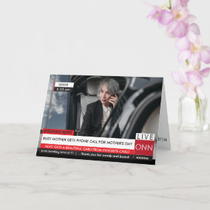 Mütter Day Funny Breaking TV News Spektakulär Karte