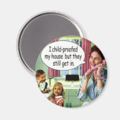 Mutter Day Funny Retro Hausfrau Magnet (Vorderseite/Rückseite)