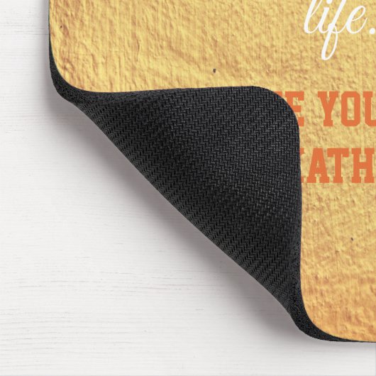 Mütter Day Hübsch Elegante Glam Gold Script Quote Mousepad (Ecke)