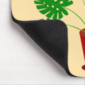 Mütter Day Monstera Pflanze Mousepad (Ecke)