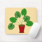 Mütter Day Monstera Pflanze Mousepad (Mit Mouse)