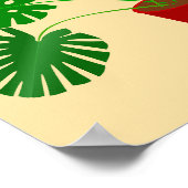 Mütter Day Monstera Pflanze Poster (Ecke)