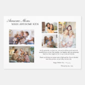 Mütter Day Newspaper Blume Bouquet Geschenkpapier Set (Vorderseite 2)