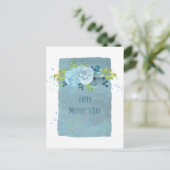 Mütter Day präsentiert moderne duftige Blumen nach Postkarte (Stehend Vorderseite)