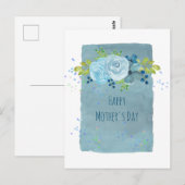 Mütter Day präsentiert moderne duftige Blumen nach Postkarte (Vorne/Hinten)