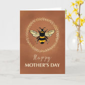 Mütter Day Queen Bee Karte (Gelbe Blume)