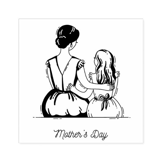 Mütter Day Rubber Briefmarke Gummistempel (Prägung)