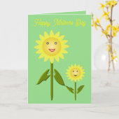 Mütter Day Sonnenblumen Custom Card Karte (Gelbe Blume)