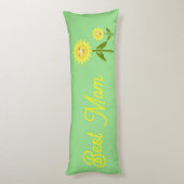 Mütter Day Sunblumen Custom Seitenschläferkissen (Rückseite (Vertikal))