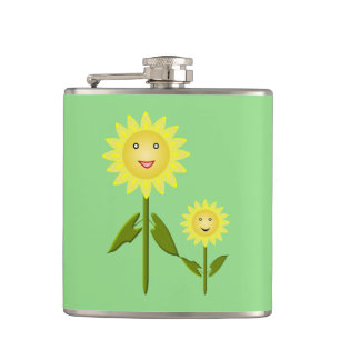 Mütter Day Sunblumen Flachmann