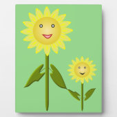 Mütter Day Sunblumen Fotoplatte (Vorderseite)