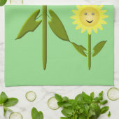 Mütter Day Sunblumen Geschirrtuch (Gefaltet)