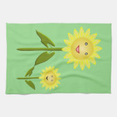 Mütter Day Sunblumen Geschirrtuch (Horizontal)