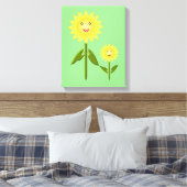 Mütter Day Sunblumen Leinwanddruck (Insitu (Schlafzimmer))