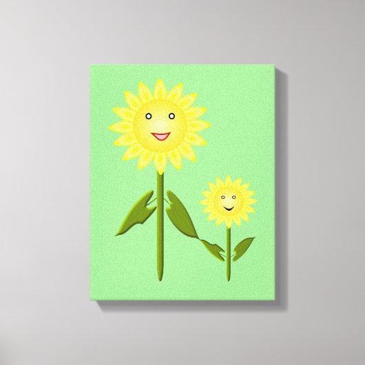 Mütter Day Sunblumen Leinwanddruck (Vorderseite)