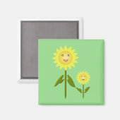 Mütter Day Sunblumen Magnet (Vorderseite/Rückseite)