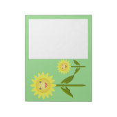 Mütter Day Sunblumen Notizblock (Rotiert)