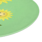 Mütter Day Sunblumen Schneidebrett (Ecke)