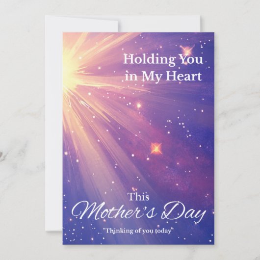 Mutter Day Sympathy Card - Night Sky (Vorderseite)