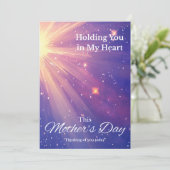 Mutter Day Sympathy Card - Night Sky (Stehend Vorderseite)