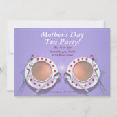 Mütter Day Tee Party Einladung (Vorderseite)