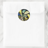 Mütter Day Tiffany Silks Runder Aufkleber (Tasche)